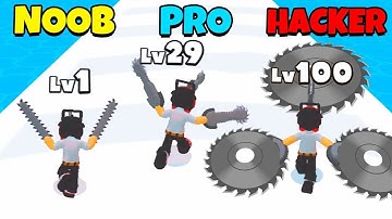 NOOB vs PRO vs HACKER - Chainsaw Man: Slash & Run