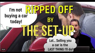 CAR SALESMAN PUSHES YOU into buying a car! DEALERSHIP RIP OFF: The SET UP - AUTO Expert THG 2023