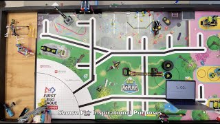 390 Point Full Run with Simple MiniBot - FLL RePlay 2020   FIRST LEGO League Attachment Inspiration screenshot 2