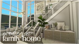 Bloxburg | Modern TwoStory Family Home | Roblox | House Build
