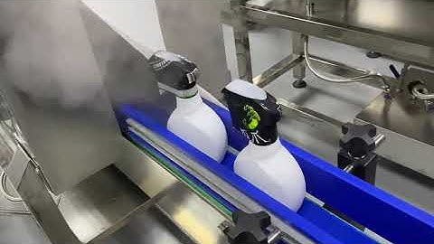 Automatic sleeve shrinking machine for detergent spraying head,Steam Shrink Sleeve Labeling Machine