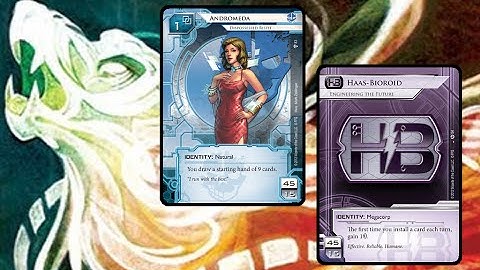 Android Netrunner: Andromeda vs. HB: EtF (competitive decks!)