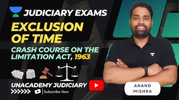 Exclusive of time under Limitation Act | Crash course on Limitation Act, 1963| Anand Mishra