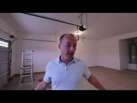 Chamberlain Rjo70 Direct Drive Garage Door Opener Install Youtube