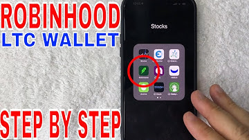 ✅  How To Find Robinhood Litecoin LTC Wallet Address 🔴