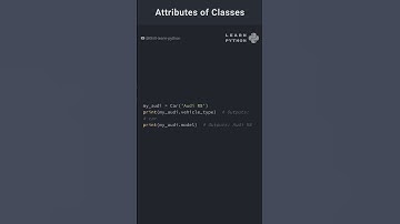Attributes of Classes #pythonlearning #programming #coding #pythoncoding #python