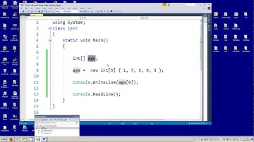 C# Matrices Part1