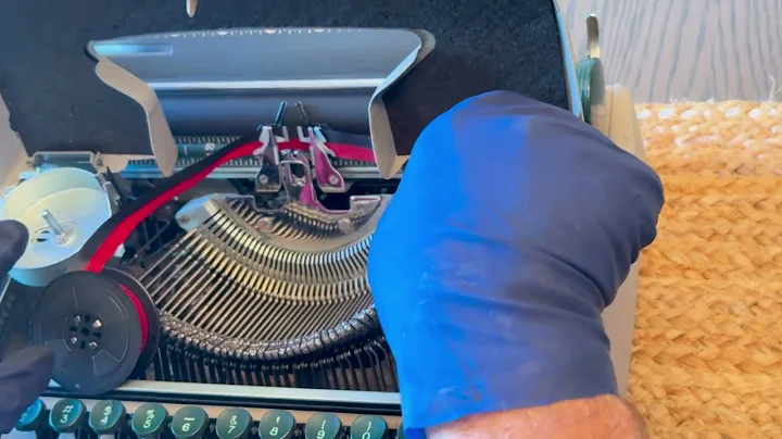 How to Change or Install Ribbon on a 1955 Smith Corona Sterling