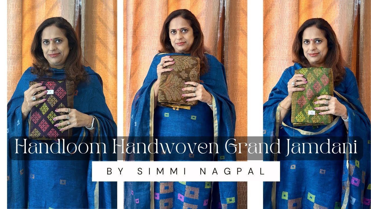LIVE: Handloom Handwoven Grand Jamdani | Indian Ethnic Collection