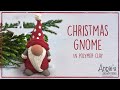 Tutorial de Navidad | Cómo hacer un gnomo o tomte de arcilla polimérica.