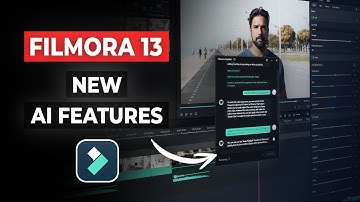 How To Use NEW AI Tools & Features in Wondershare Filmora 13!