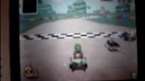 Playing Mario Kart DS WiFi on my Overclocked DS