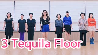 3 Tequila Floor Line Dance |Intermediate||Choreo:MaddisonGlover&Jo Thompson Szymanski-February 2023