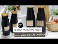 PORTA MANTIMENTOS - usando garrafas de molho de tomate