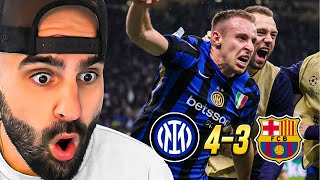 Inter Milan Eliminate Barcelona 4-3 From The Ucl I Treble Dreams Over