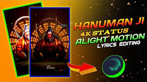 Hanuman Ji 4k status editing (Ram Siya Ram) video editing tutorial