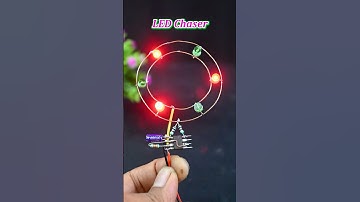 LED Running Light Project | How to Make a Simple Chaser Light With 555 IC #shorts #led #chaser