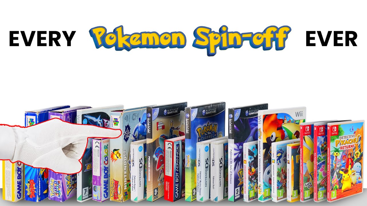 Unboxing Every Pokémon Spin-Off Game Ever (1999-2024)