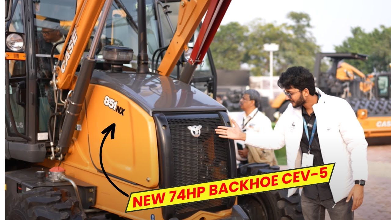 CASE Construction New CEV-5 Launch | 770 NX Backhoe | 1107 NX D Soil Compactor | Excavator CX220C LC