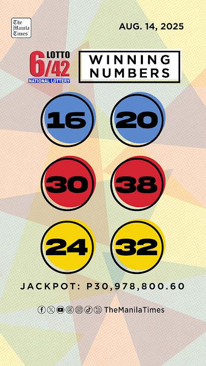 PCSO Lotto Results: P79M Super Lotto 6/49, Lotto 6/42, 6D, 3D, 2D | August 14, 2025