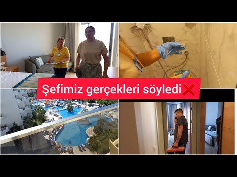 ŞEFİMİZ KAMERA KARŞISINDA HER YERİ KONTROL ETTİ❌️OTELDE ODA TEMİZLİĞİ👍KÖPÜK KÖPÜK BANYO TEMİZLİĞİ 👍