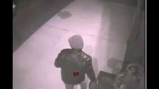 Attempt to Cover Surveillance Camera Captures Trailer Theft Suspect’s Face