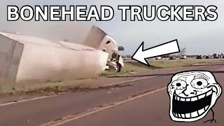 Dumb Trucker Fails | Bonehead Truckers of the Week