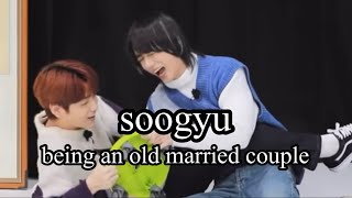 soogyu acting like an old married couple