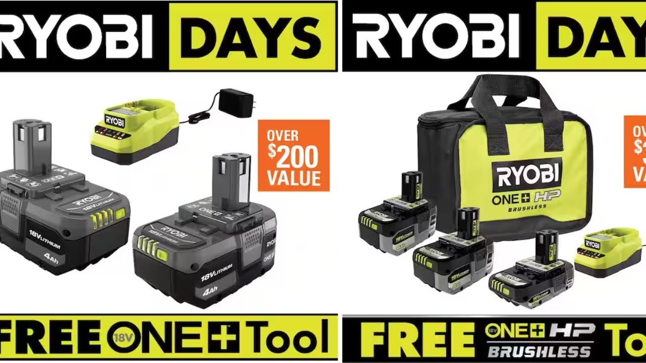 Ryobi Days Are HERE! Deals to look out for and why you NEED TO ACT FAST