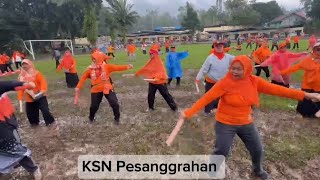 Senam kreasi stik Cardio di acara Rihlah akbar KSN PESANGGRAHAN #ksnpesanggrahanTV