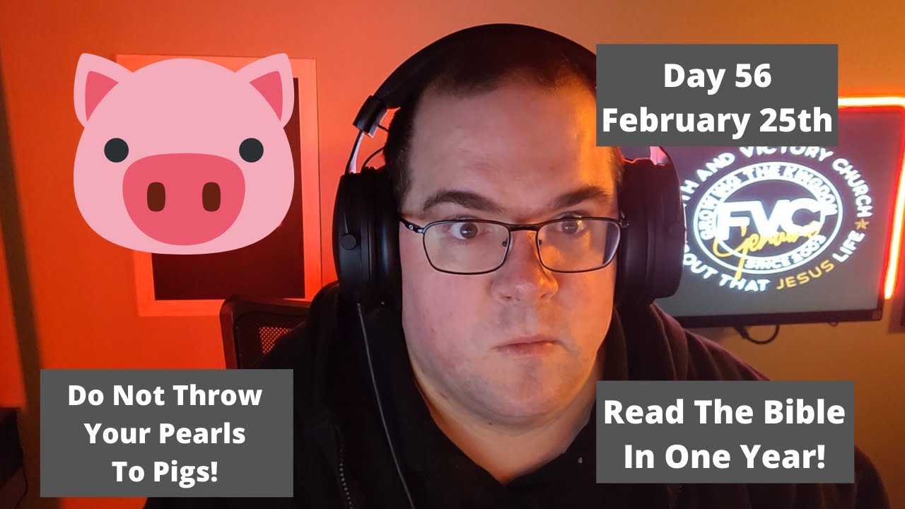 Do Not Throw Your Pearls To Pigs! Matthew 7; Exodus 37; Exodus 38