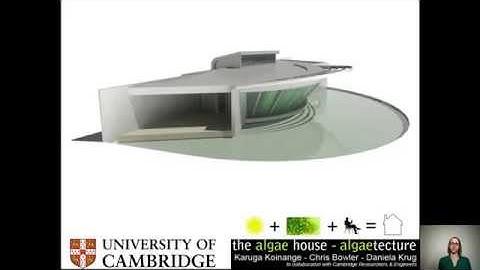 Algaetecture - The design of an algae powered house