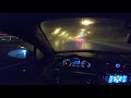 2006 Bentley Flying Spur 6.0 W12 TwinTurbo 610 HP with LPG - Winter night POV Test Drive, sound