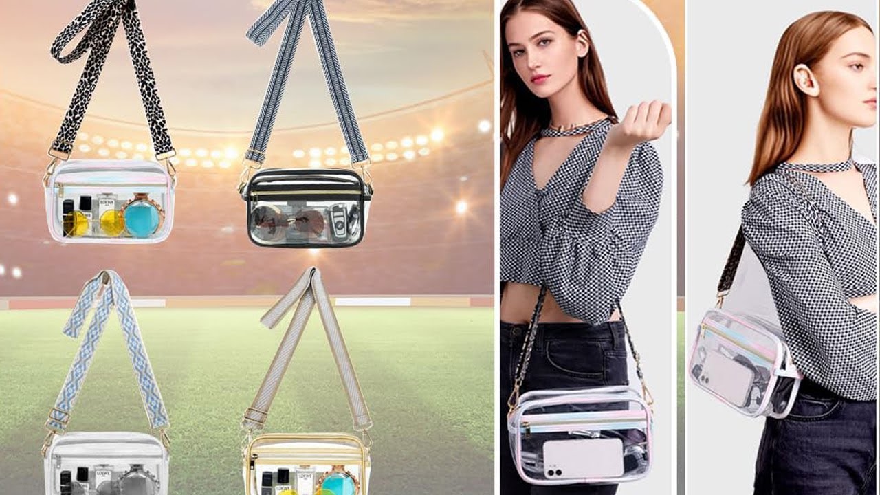 🔥 Amazon Best Seller! Clear Crossbody Bag – Stadium Approved for Concerts, Festivals!