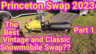 Princeton Vintage and Classic Snowmobile Swap meet 2023.