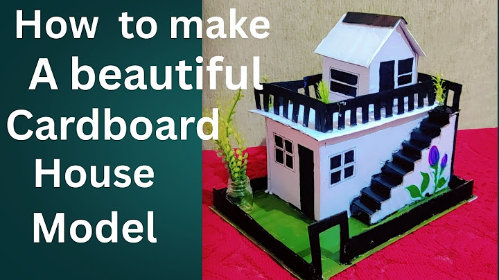 How to make a beautiful cardboard house ❤️❤️#art #craft idea #cardboard craft❤️❤️