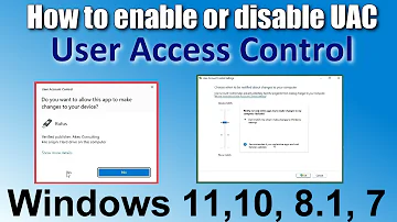 ✅Disable User Account Control Windows 11, 10, 8.1, 7 \ Disable UAC Windows 10 Prompt\Simply & Easily