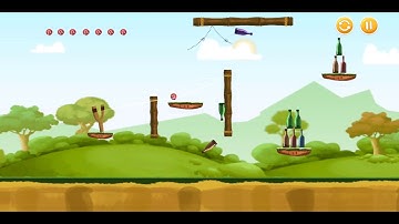 Knock down bottles level 43