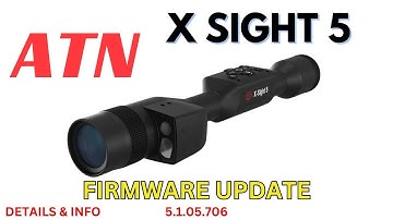 ATN X SIGHT 5 FIRMWARE UPDATE #atn #scope #update