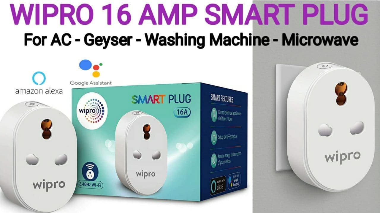 Wipro 16 Amp Smart Plug for Heavy Load Products Unboxing & Review