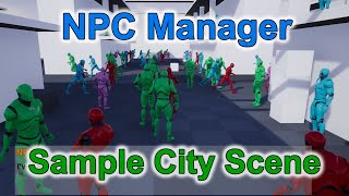 NPC Manager - City Scene test