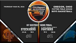 #3 Old Fort (15-8) vs #2 St. Mary Central Catholic (12-3) - Boy Basketball D7 District Semi Final