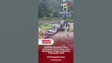 Jembatan Gantung di Desa Galumpang Tolitoli Putus Saat Rombongan Pengantin Melintas
