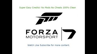 how to make cr fast in forza 7 super easy setup