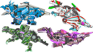 Dino Robot Corps Recolor #1: Transformers | Eftsei Gaming