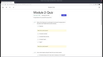 Module 2: Quiz Innovating with Data and Google Cloud