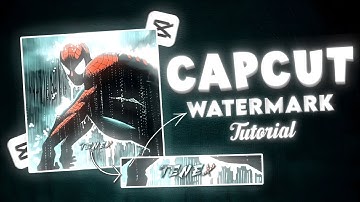 Mirror/Reflective Watermark Tutorial | How to make mirror watermark in Capcut | Tenex Editz 