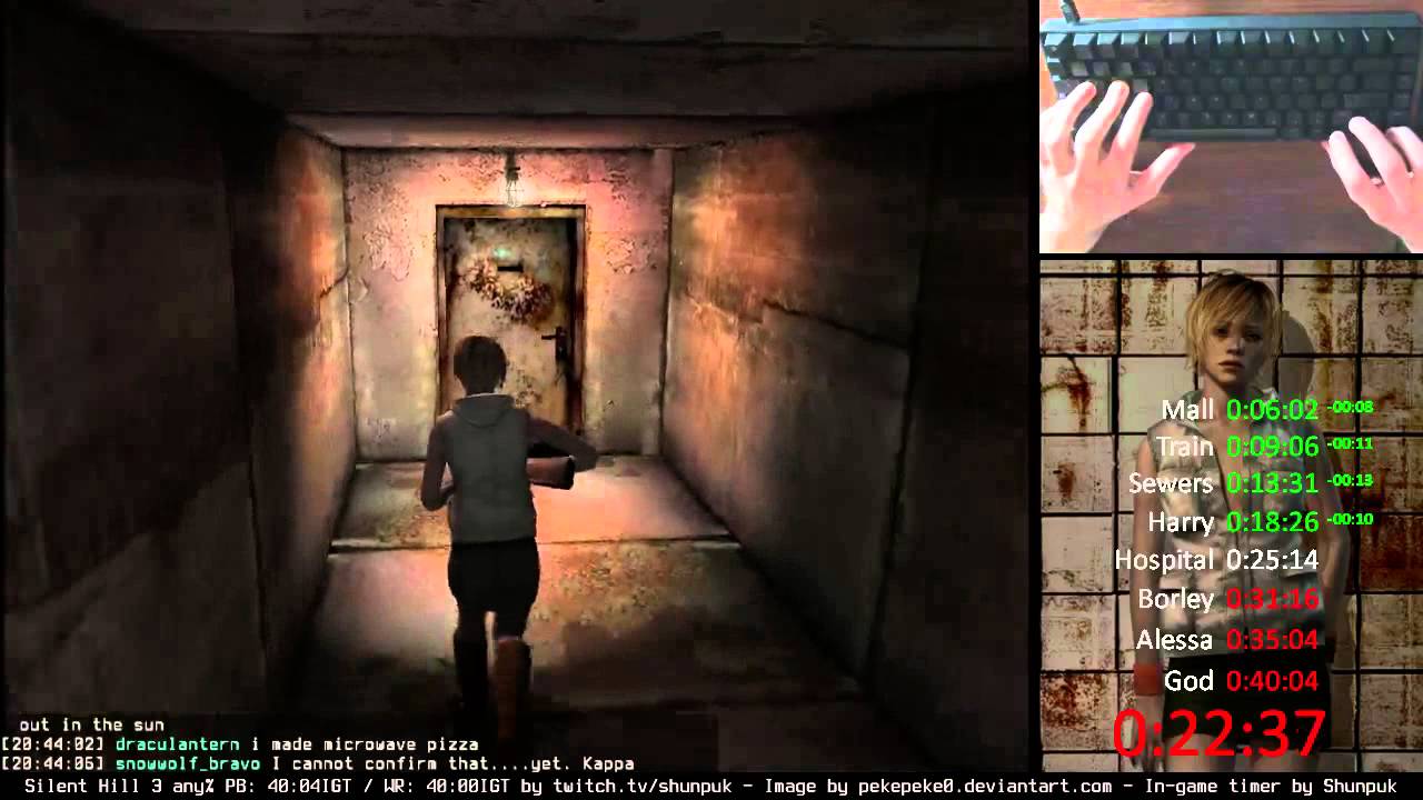 "Silent Hill" speedrun champion with blue hair - wide 7