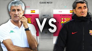 Setien's Barcelona VS Valverde's Barcelona - FIFA 20 Experiment
