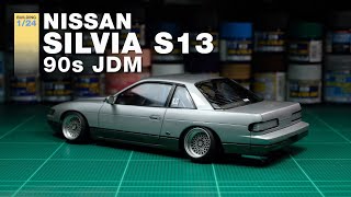 Build 1/24 Tamiya Nissan silvia S13 - SSR jdm old school